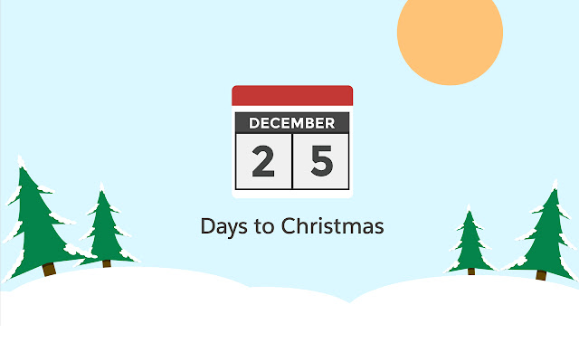 Countdown To Christmas  from Chrome web store to be run with OffiDocs Chromium online