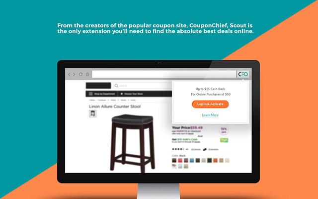 CouponChief Scout  from Chrome web store to be run with OffiDocs Chromium online