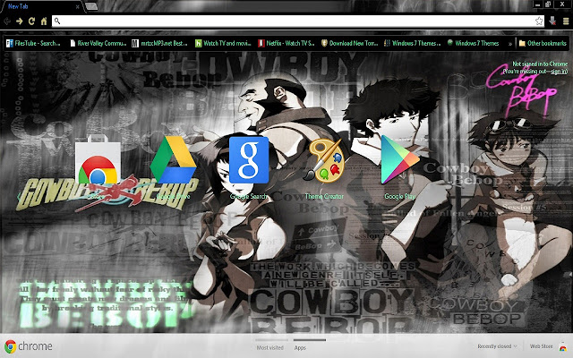 Cowboy Bebop  from Chrome web store to be run with OffiDocs Chromium online