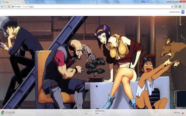 Cowboy Bebop Anime Theme  from Chrome web store to be run with OffiDocs Chromium online