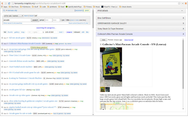 Craigslist Aid  from Chrome web store to be run with OffiDocs Chromium online