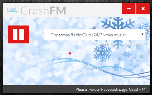 CrashFM Online Radio Stations  from Chrome web store to be run with OffiDocs Chromium online