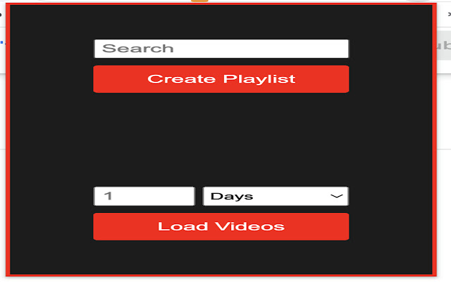 Create Youtube Playlist  from Chrome web store to be run with OffiDocs Chromium online