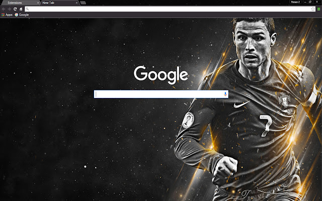 Cristiano Ronaldo fan theme  from Chrome web store to be run with OffiDocs Chromium online