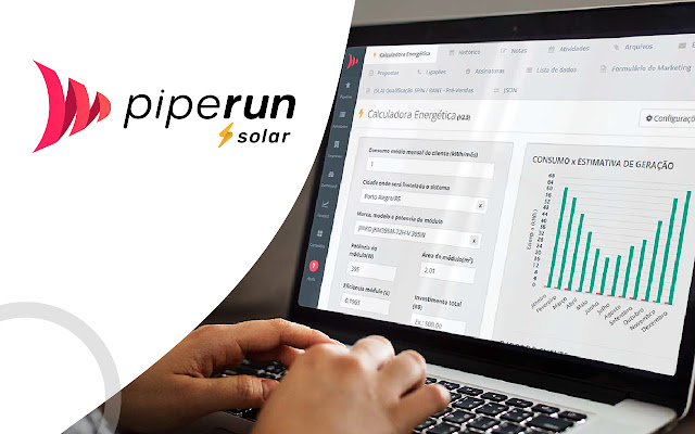 CRM PipeRun Calculara Solar  from Chrome web store to be run with OffiDocs Chromium online