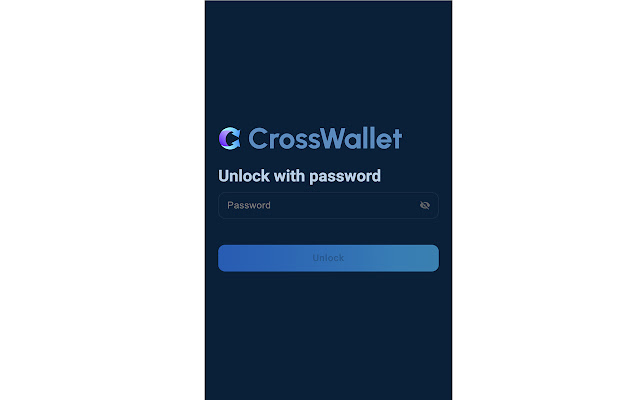 CrossWallet: Smart Wallet  from Chrome web store to be run with OffiDocs Chromium online