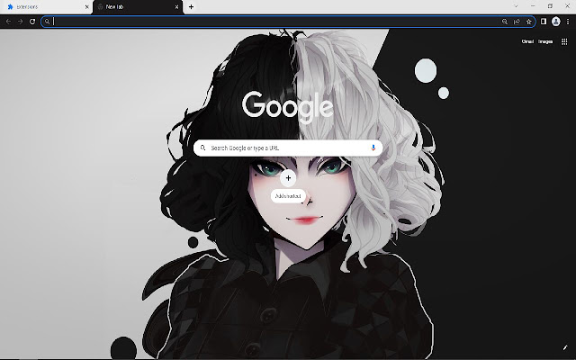 Cruella de Vil Browser Theme  from Chrome web store to be run with OffiDocs Chromium online