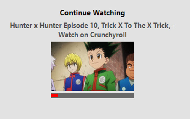 Crunchyroll Video Tracker  from Chrome web store to be run with OffiDocs Chromium online