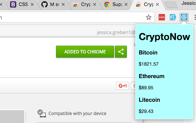 CryptoNow  from Chrome web store to be run with OffiDocs Chromium online