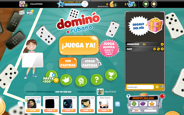 Cuban Domino PlaySpace  from Chrome web store to be run with OffiDocs Chromium online