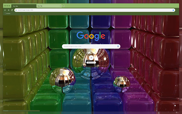 Cube and balls  from Chrome web store to be run with OffiDocs Chromium online