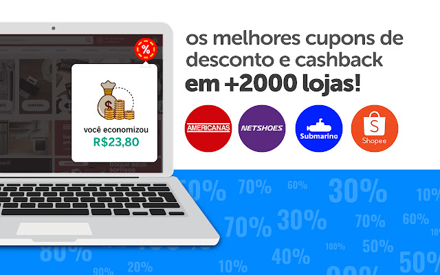 Cuponeria: Cupons e cashback em suas compras  from Chrome web store to be run with OffiDocs Chromium online