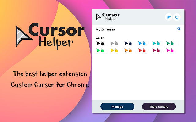 Cursor Helper เคอร์เซอร์แบบกำหนดเองจาก Chrome เว็บสโตร์ที่จะเรียกใช้ด้วย OffiDocs Chromium ออนไลน์