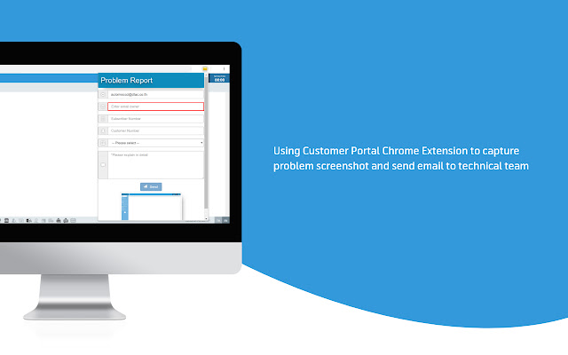 Customer Portal Chrome Extension  from Chrome web store to be run with OffiDocs Chromium online
