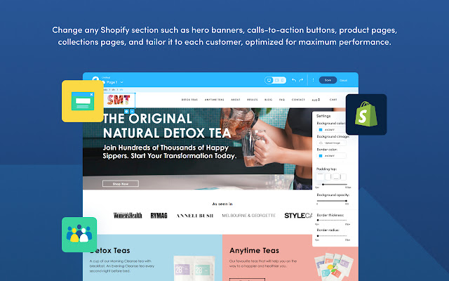 CustomerVox Shopify Personalization  from Chrome web store to be run with OffiDocs Chromium online