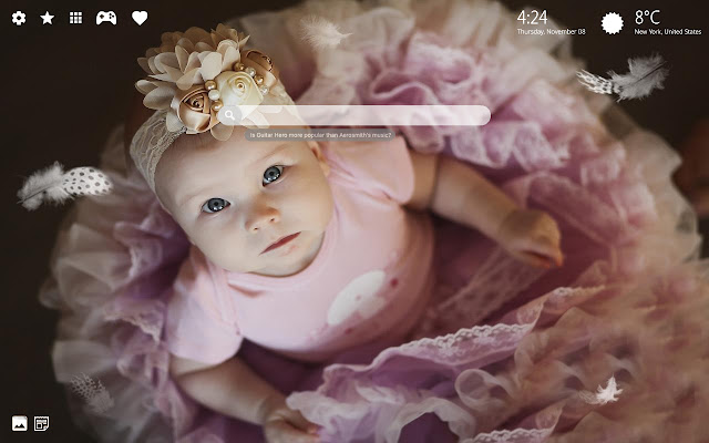 Cute Baby Girl HD Backgrounds  from Chrome web store to be run with OffiDocs Chromium online