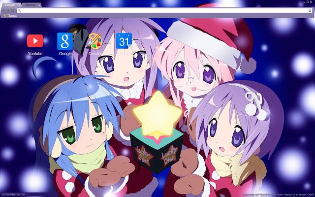 Cute christmas anime kids1366x768  from Chrome web store to be run with OffiDocs Chromium online