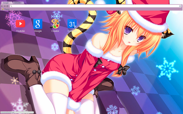 חמוד ecchi christmas anime girl1680x1050 מחנות האינטרנט של Chrome להפעלה עם OffiDocs Chromium מקוון