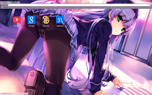 Cute ecchi girl theme 1280x720  from Chrome web store to be run with OffiDocs Chromium online