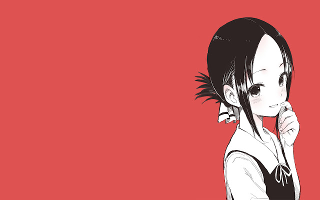 Cute Kaguya Sama Red Background  from Chrome web store to be run with OffiDocs Chromium online