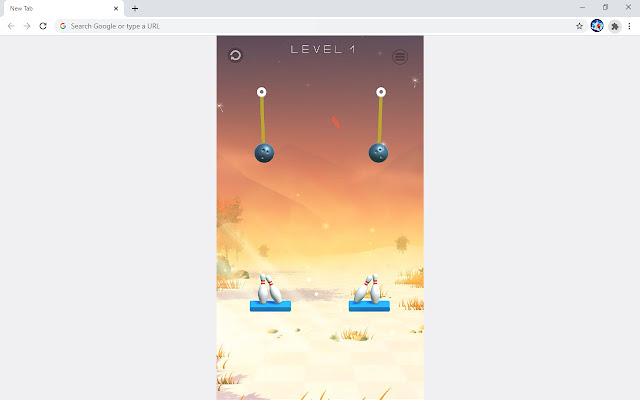 Cut The Rope Bowling Game  from Chrome web store to be run with OffiDocs Chromium online