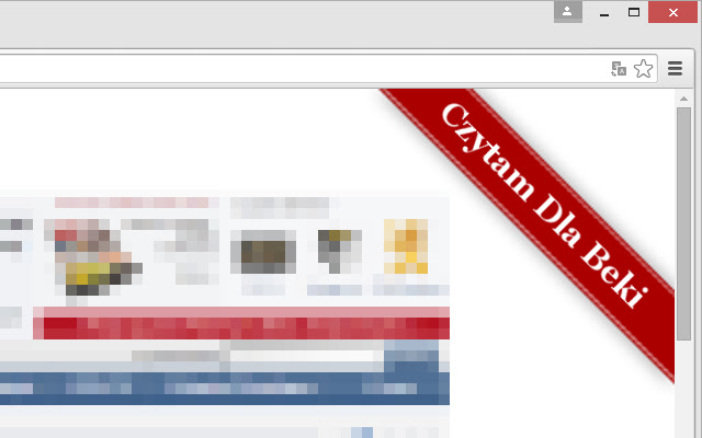 Czytam Prawicowe Strony Dla Beki  from Chrome web store to be run with OffiDocs Chromium online