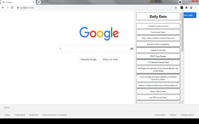 Daily Data  from Chrome web store to be run with OffiDocs Chromium online