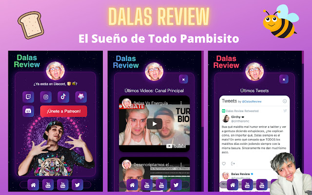 DalasReview: Panel de Redes  from Chrome web store to be run with OffiDocs Chromium online