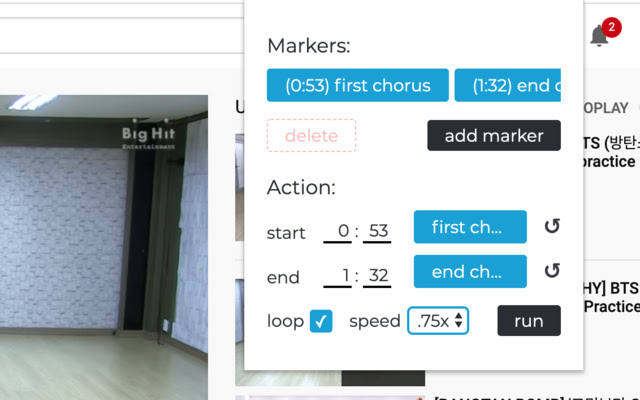 Dance Dash  from Chrome web store to be run with OffiDocs Chromium online