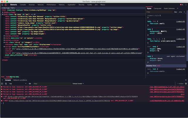 Tema Dank Neon DevTools dari toko web Chrome akan dijalankan dengan OffiDocs Chromium online