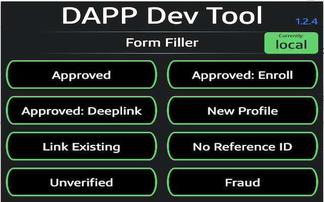 DAPP Dev Tool  from Chrome web store to be run with OffiDocs Chromium online