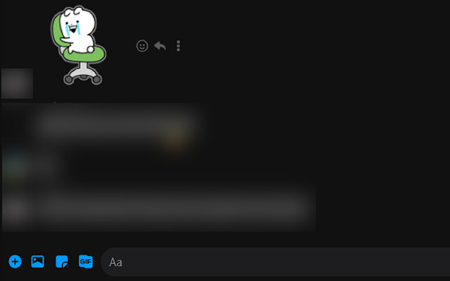 Dark Mode for Messenger  from Chrome web store to be run with OffiDocs Chromium online