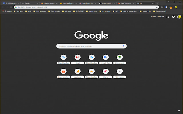 Dark Theme Basic for Chrome  from Chrome web store to be run with OffiDocs Chromium online