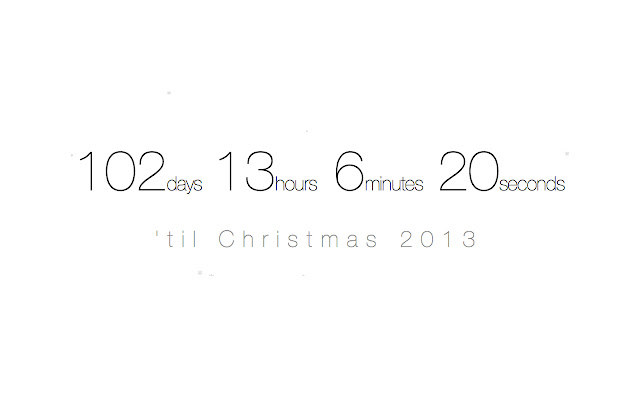 Days til Christmas Countdown  from Chrome web store to be run with OffiDocs Chromium online