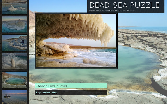 Dead Sea Puzzle  from Chrome web store to be run with OffiDocs Chromium online