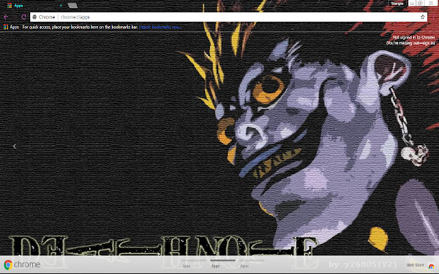 Death Note Elegance 1366x768  from Chrome web store to be run with OffiDocs Chromium online