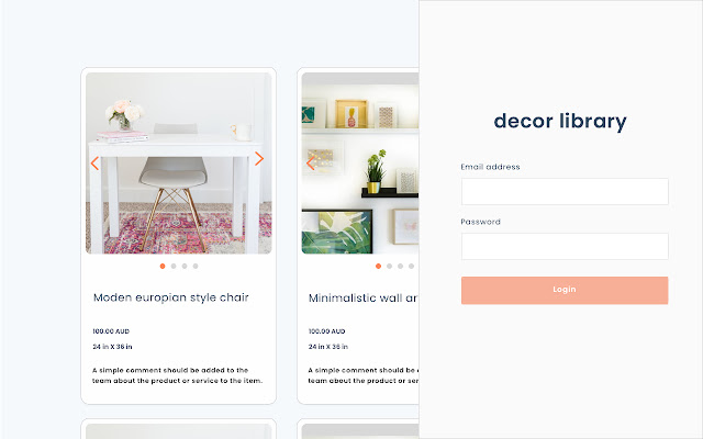 Decor library clipper  from Chrome web store to be run with OffiDocs Chromium online