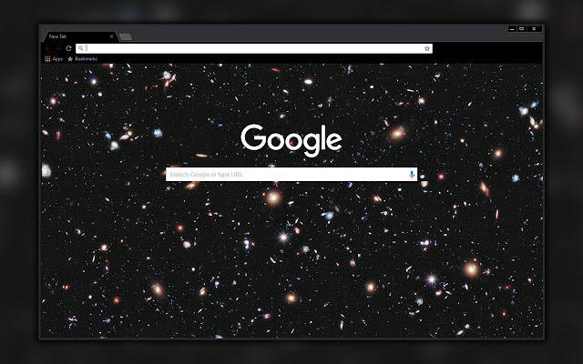 Deep Space Theme in Black  from Chrome web store to be run with OffiDocs Chromium online