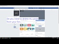 Delete all posts on fan / business page  from Chrome web store to be run with OffiDocs Chromium online