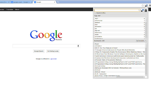 Delicious Reloaded  from Chrome web store to be run with OffiDocs Chromium online