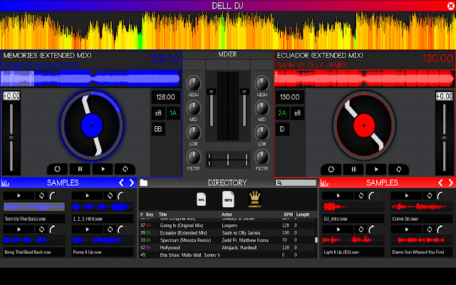 Dell DJ  from Chrome web store to be run with OffiDocs Chromium online