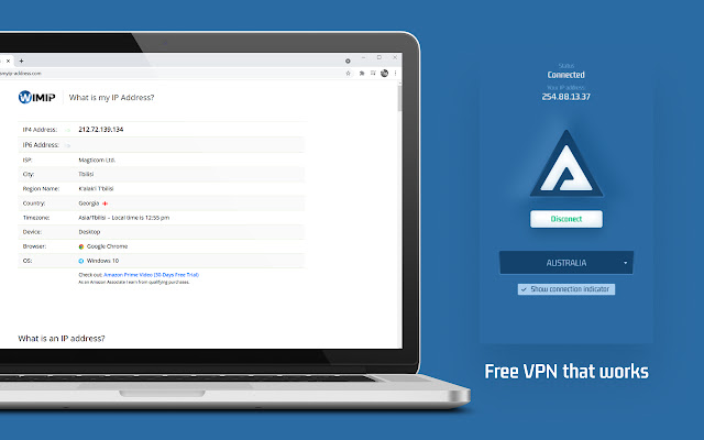 Delta Free VPN  from Chrome web store to be run with OffiDocs Chromium online