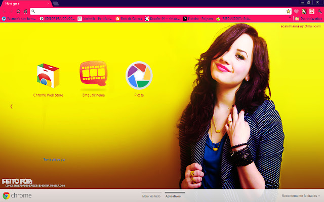 Demi Lovato  from Chrome web store to be run with OffiDocs Chromium online