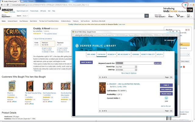 Denver Public Library Lookup  from Chrome web store to be run with OffiDocs Chromium online