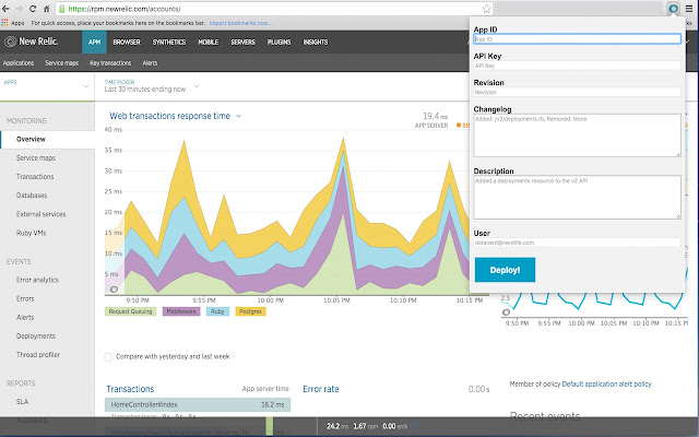 Deployer  from Chrome web store to be run with OffiDocs Chromium online