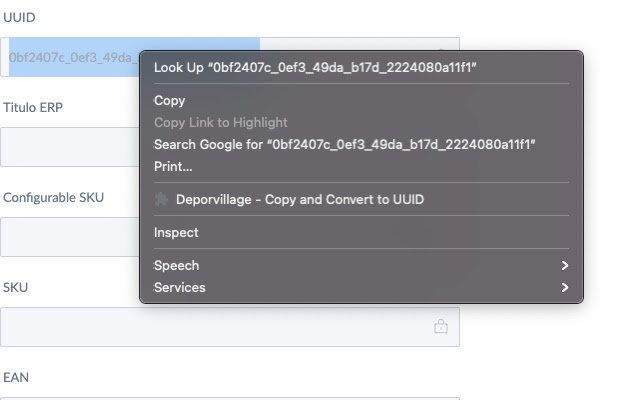 Deporvillage UUID Tool  from Chrome web store to be run with OffiDocs Chromium online