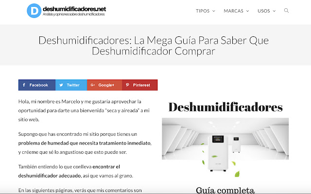 Deshumidificadores  from Chrome web store to be run with OffiDocs Chromium online