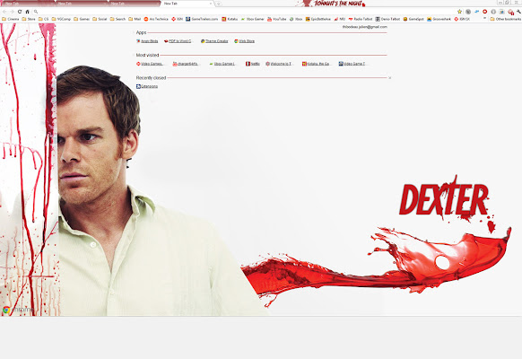Dexter Theme (1920 x 1080)  from Chrome web store to be run with OffiDocs Chromium online