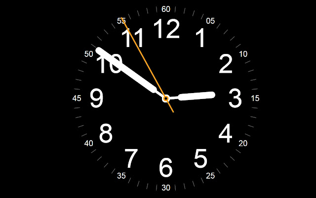 Digital clock  from Chrome web store to be run with OffiDocs Chromium online