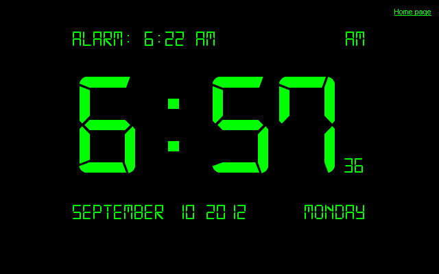 Digital Clock CE 7  from Chrome web store to be run with OffiDocs Chromium online